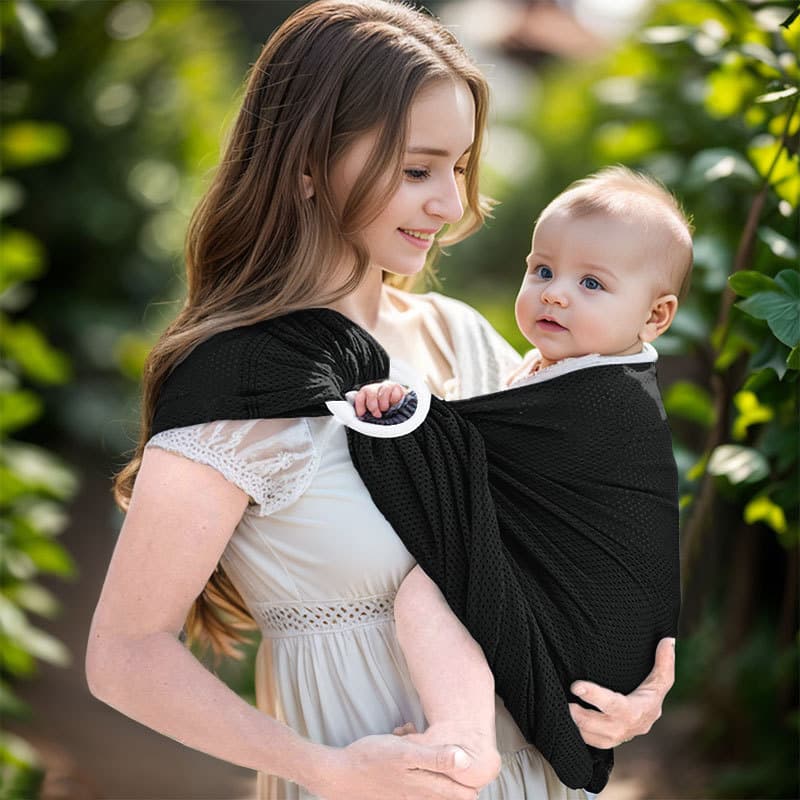 抱っこ紐 シンプル メッシュリング スリング