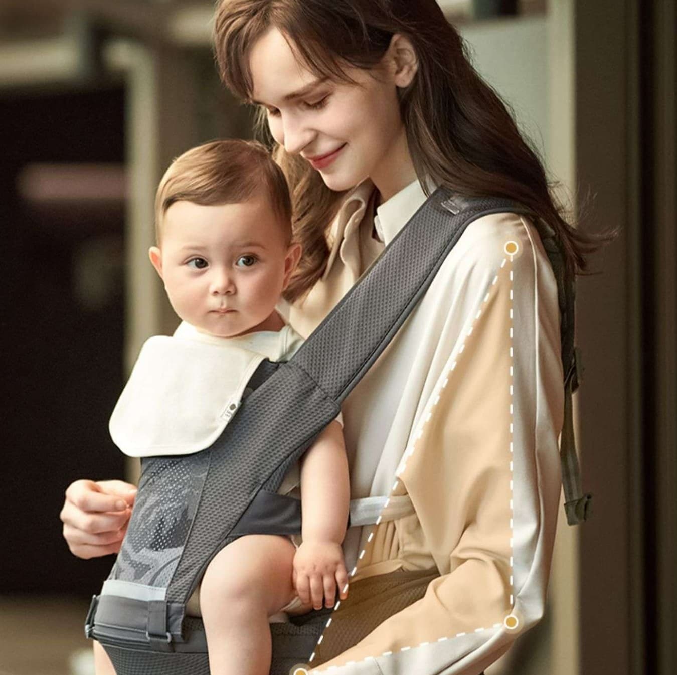 涼感快適ママ抱っこ紐