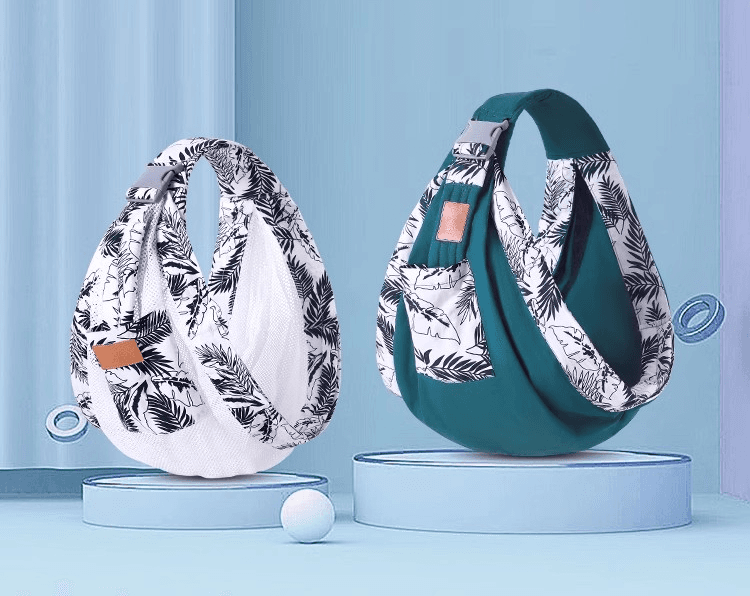 抱っこ紐 トロピカルリーフ柄ベビースリング