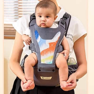 抱っこ紐 多機能ベビーキャリア 背板一体型