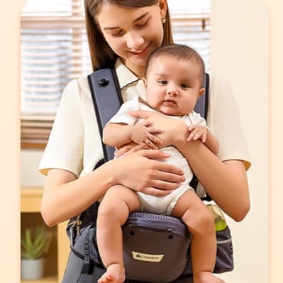抱っこ紐 多機能ベビーキャリア 背板一体型