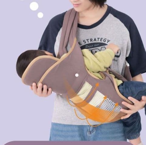 抱っこ紐 新生児らくらく横抱きスリング