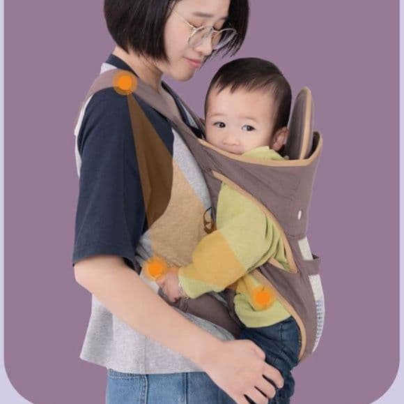 抱っこ紐 新生児らくらく横抱きスリング