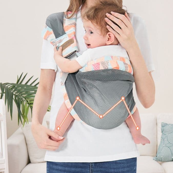 抱っこ紐 エム型姿勢サポート抱っこ紐