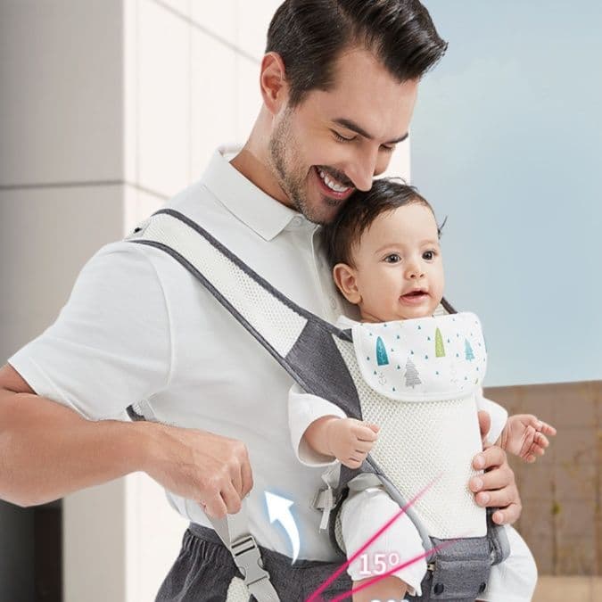 抱っこ紐 科学設計腰サポート抱っこ紐