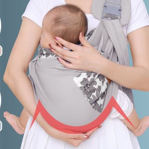 抱っこ紐 子宮般感覚 新生児横抱きスリング