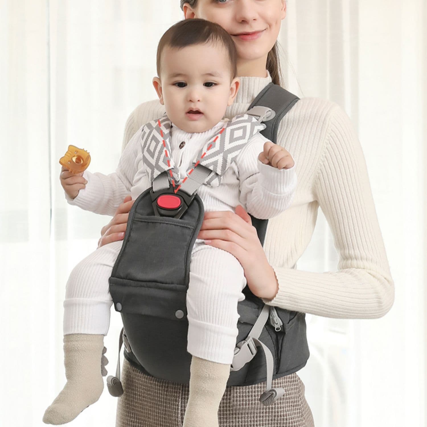 抱っこ紐 前開き式楽々ベビースリング