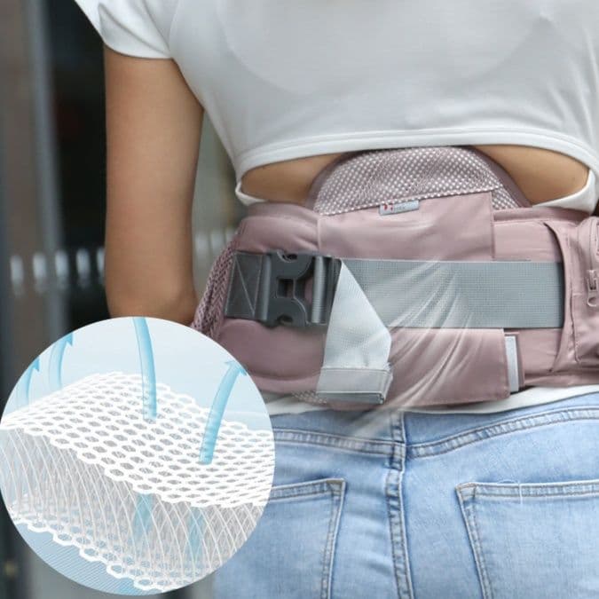 抱っこ紐 通気性抜群ママサポート抱っこ紐