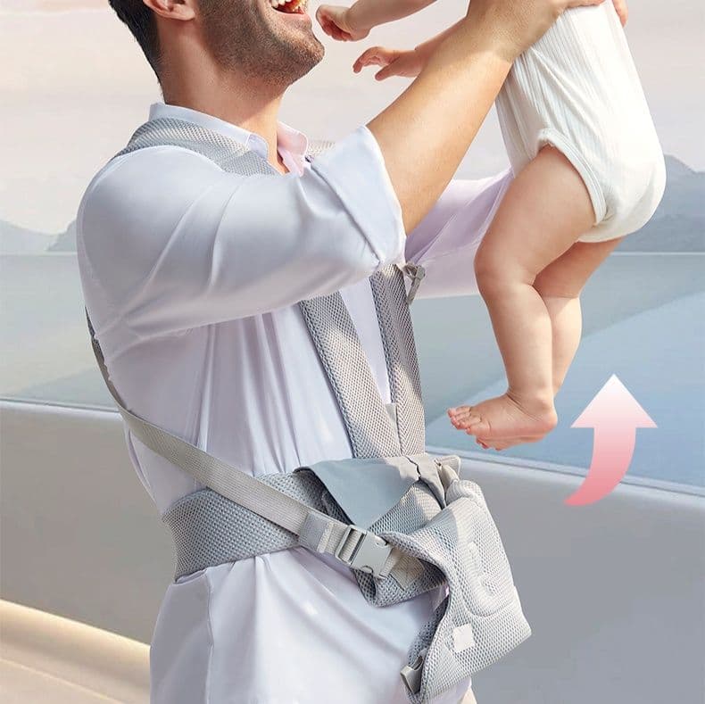 抱っこ紐 通気性抜群 夏専用ベビースリング