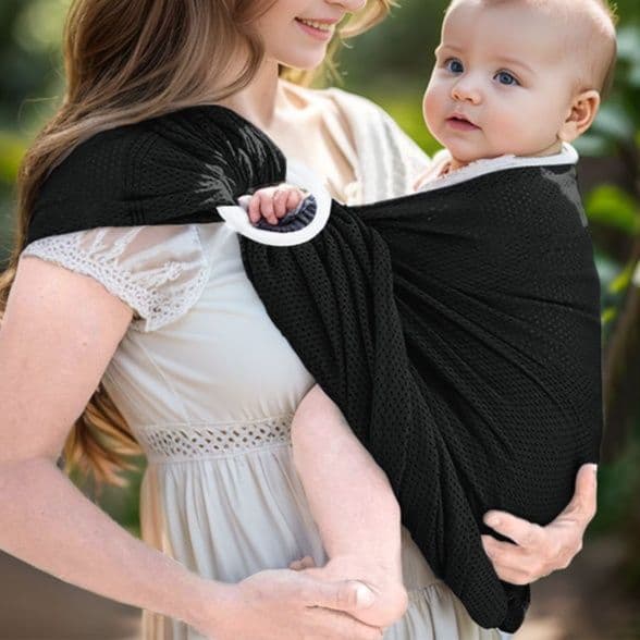 抱っこ紐 シンプル メッシュリング スリング