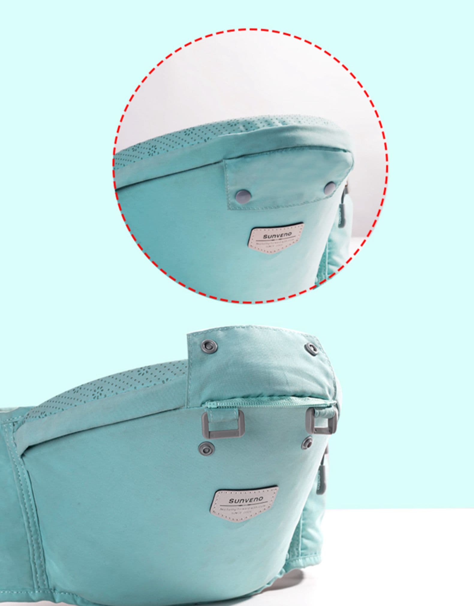 メッシュ構造快適抱っこ紐