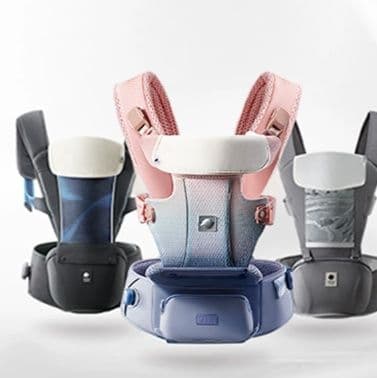 抱っこ紐 六点式減圧腰座付き多機能ベビーキャリア