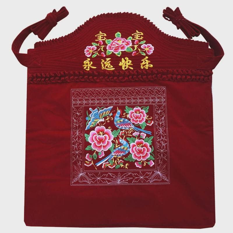 抱っこ紐 華やか刺繍の伝統抱っこひも